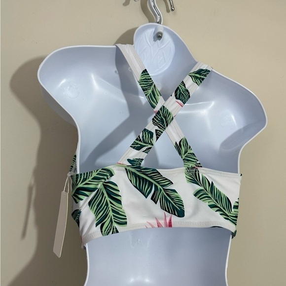 Holipick sz sm swim top in a tropical fabric New with tag beautiful top - Picture 8 of 11